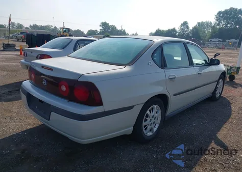2003 Chevrolet Impala из США, поврежденный, VIN 2G1WF52E939387214